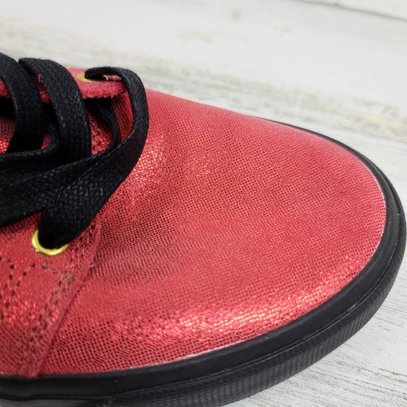 DC Shoes Trase X TR Red Black Low Top Skate Shoe - Picture 4 of 8